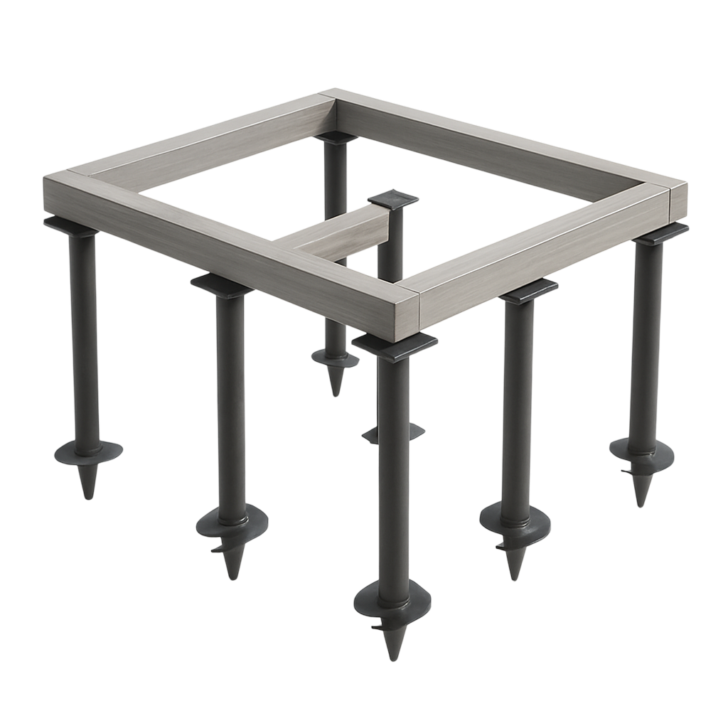 Свайно-винтовой фундамент в Туле